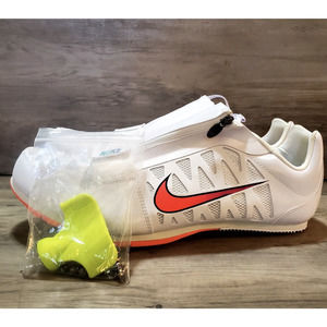 Nike Zoom LJ 4 Long Jump Track And Field Spikes Cleats White | Men's Size 14 NEW